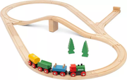 65th Anniversary Train Set - Wooden Train Set, 32 Pieces