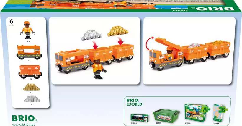 Gold Cargo Train
