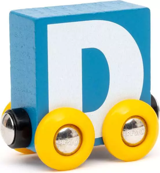 Letter Train: "D" - Wooden Train Set Accessory Toy