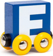 Letter Train: "E" - Wooden Train Set Accessory Toy