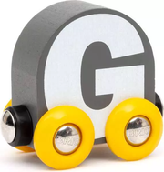 Letter Train: "G" - Wooden Train Set Accessory Toy