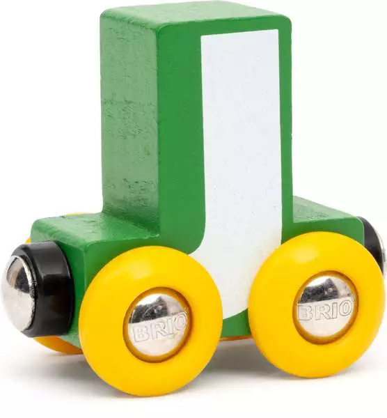 Letter Train: "J" - Wooden Train Set Accessory Toy