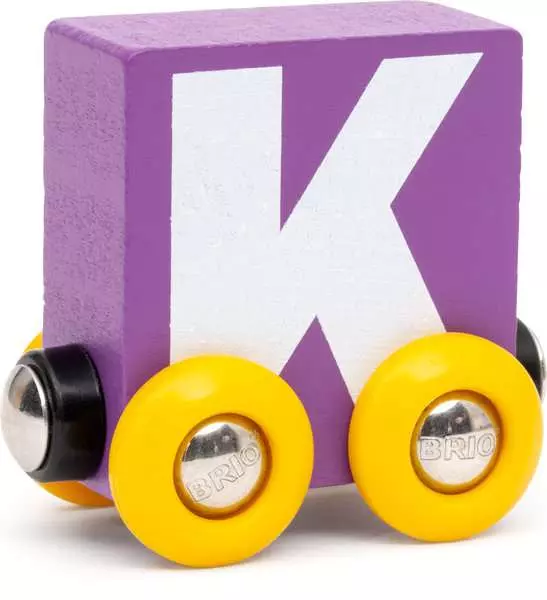 Letter Train: "K" - Wooden Train Set Accessory Toy