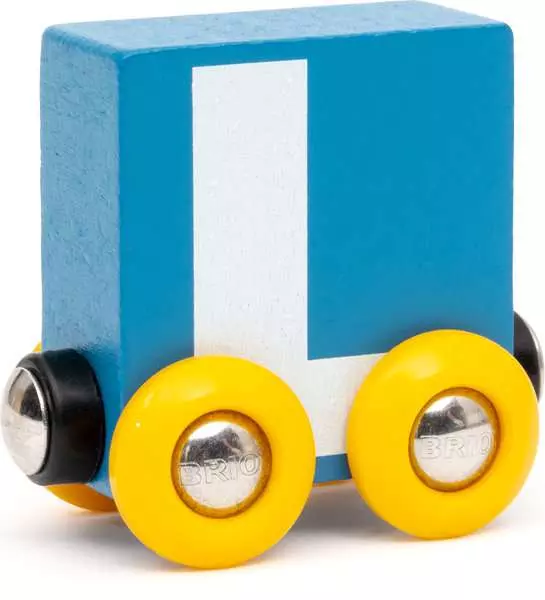 Letter Train: "L" - Wooden Train Set Accessory Toy
