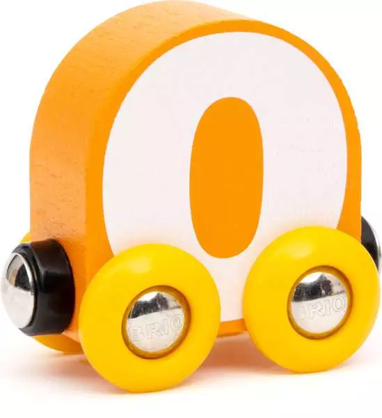 Letter Train: "O" - Wooden Train Set Accessory Toy
