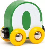 Letter Train: "Q" - Wooden Train Set Accessory Toy