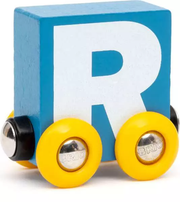 Letter Train: "R" - Wooden Train Set Accessory Toy