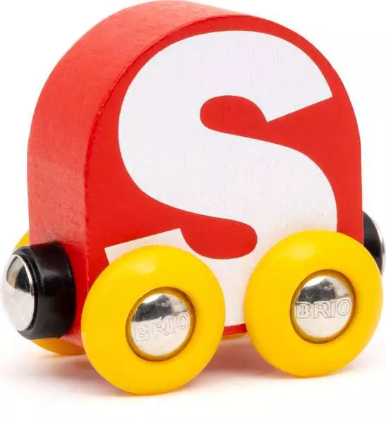 Letter Train: "S" - Wooden Train Set Accessory Toy