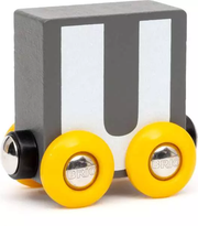 Letter Train: "U" - Wooden Train Set Accessory Toy