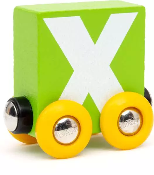 Letter Train: "X" - Wooden Train Set Accessory Toy