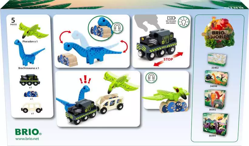 Dinosaur Battery Train