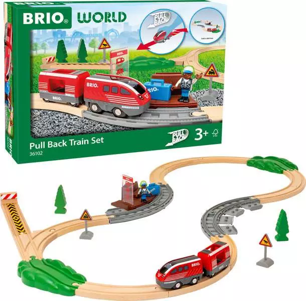 Pull Back Train Set