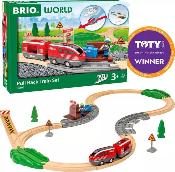 Pull Back Train Set