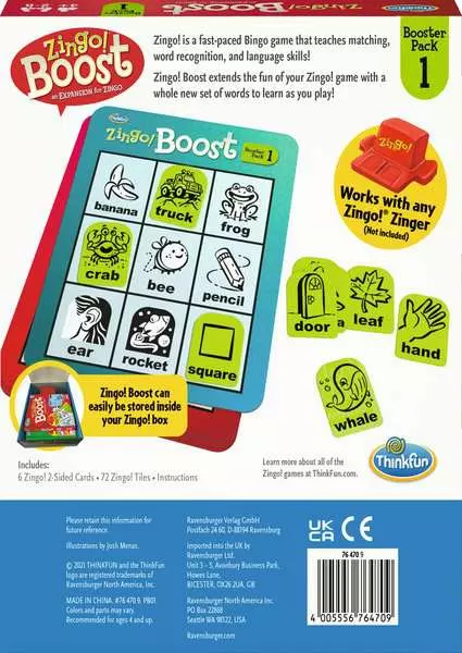 Zingo! Booster Pack 1 - Educational Game