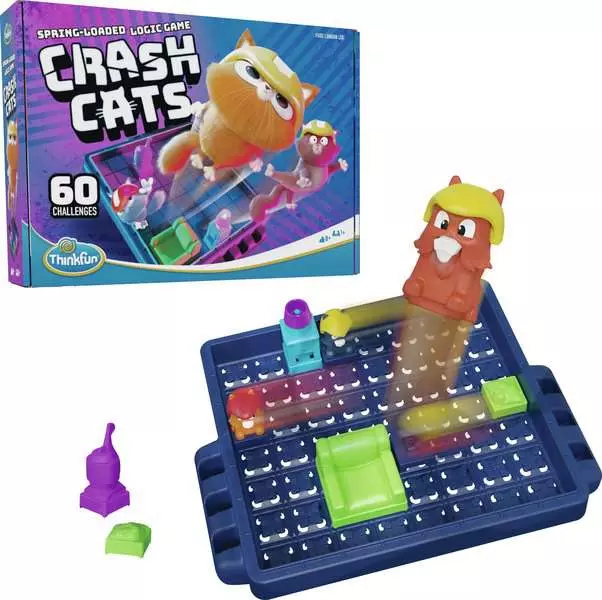 Crash Cats: The Super Fun Spring Loaded (English) - Logic Game