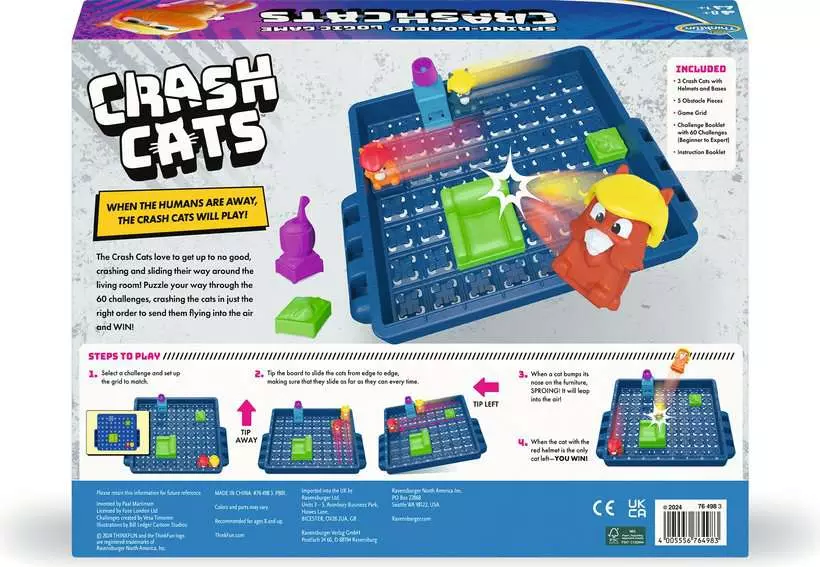 Crash Cats: The Super Fun Spring Loaded (English) - Logic Game