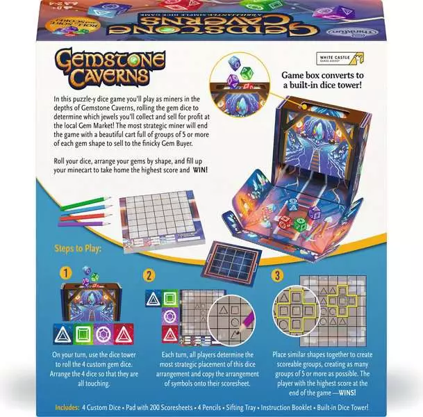 Gemstone Caverns Fantasy - Dice Game