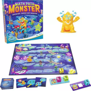 Math Path Monster: The Cooperative Addition and Subtraction Board Game - Brain Game