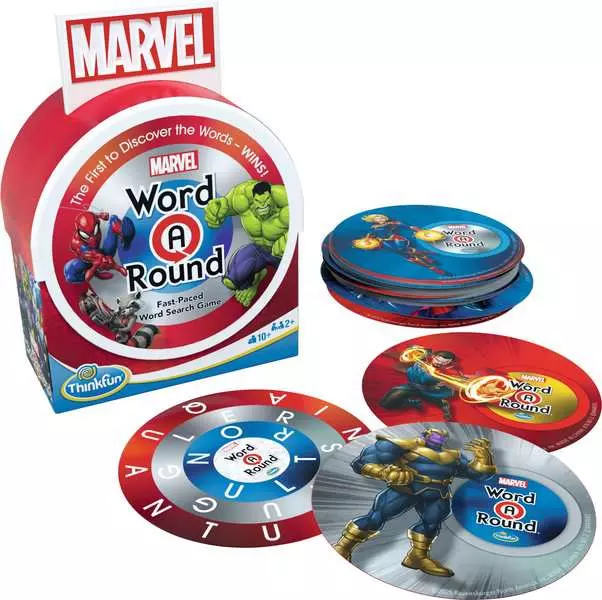 Marvel WordARound: Read the Word Around the Card - Brain Game