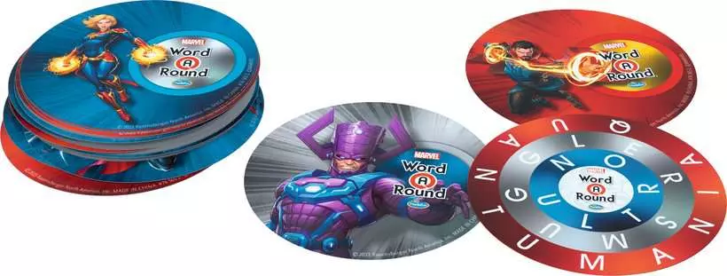 Marvel WordARound: Read the Word Around the Card - Brain Game