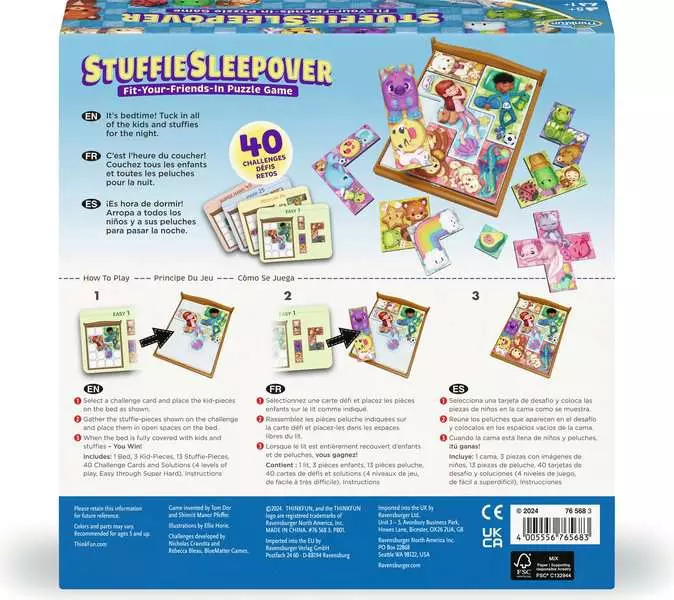 Stuffie Sleepover - Brain Game