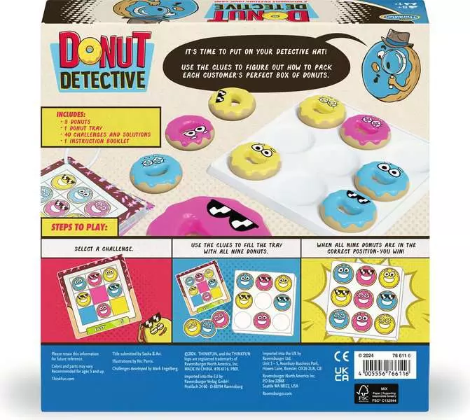 Donut Detective (English) - Logic Game