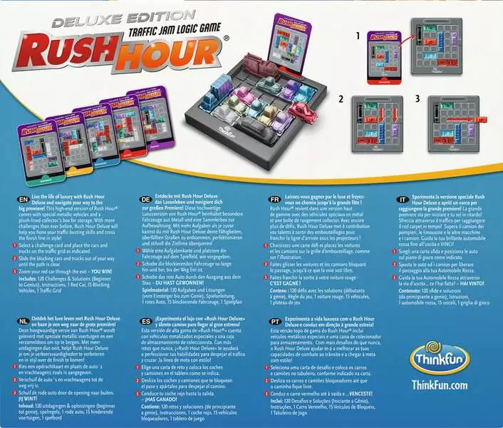 Rush Hour Deluxe (Refresh) - Brain & Logic Game