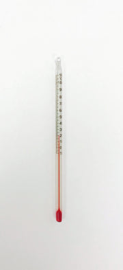 United Scientific® Thermometer, Red Liquid, 6", Total Immersion, Dual Scale, -20 To 110 C / 0 To 230 F