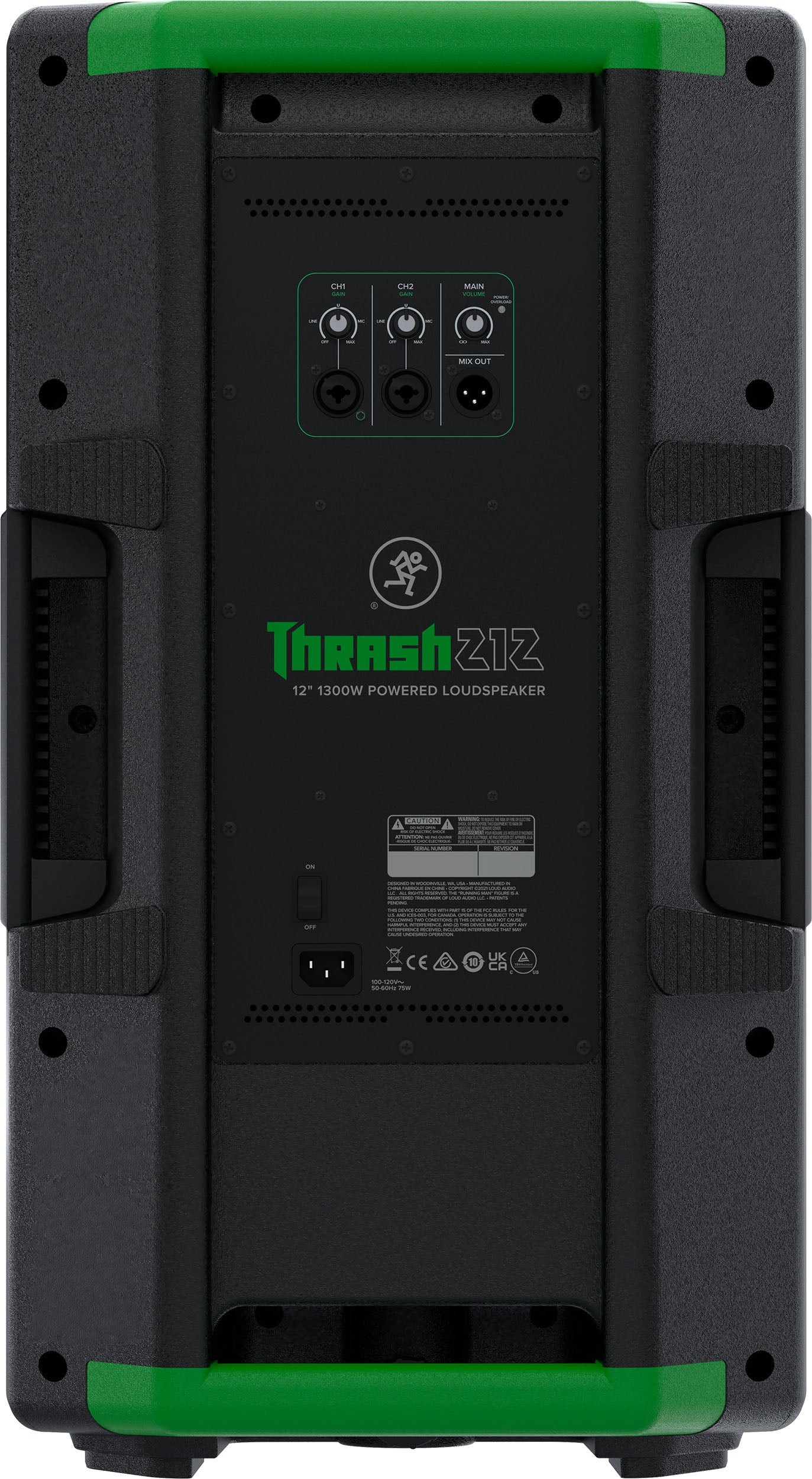 Mackie THRASHER-212 1300 Watt 12" Powered Loudspeaker