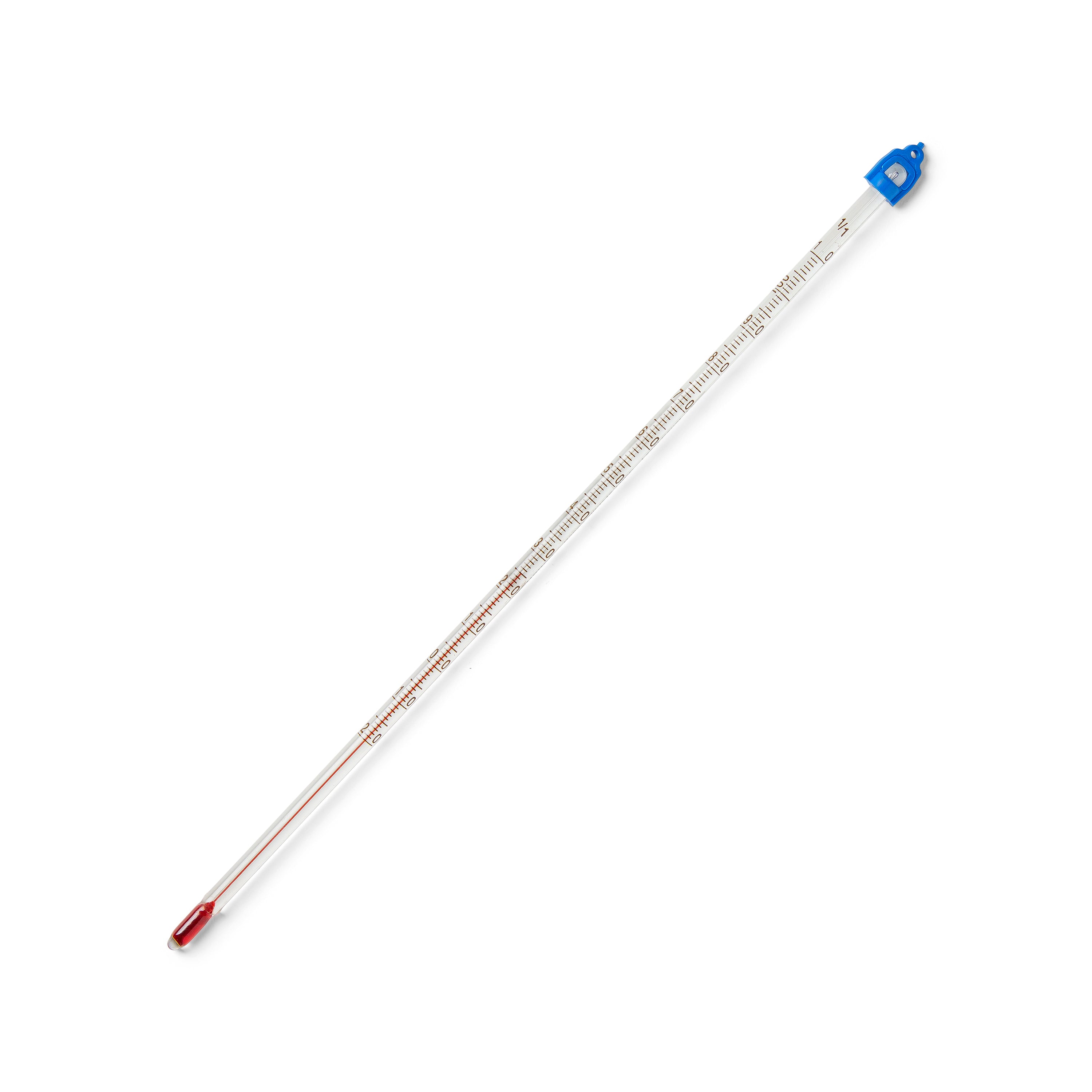 United Scientific® Thermometer, Red Liquid, 12", Total Immersion, -20 To 110 C