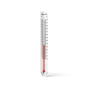 United Scientific® Metal Back Student Thermometer, V-Back, 0° To 230° F / -20° To 110° C