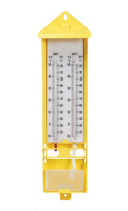 United Scientific® Wall Thermometer, Wet & Dry Bulb