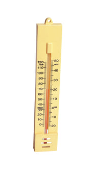 United Scientific® Wall Thermometer On Plastic Base