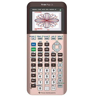 Texas Instruments TI-84 Plus CE Color Graphing Calculator, Rose Gold