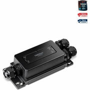 TRENDnet 2-Port Industrial Outdoor Gigabit PoE Extender, Hardened IP67 Extreme Temperature Rated Housing, Extends 100m for Total Distance up to
