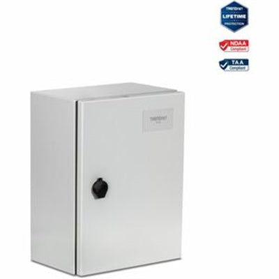 TRENDnet TI-CA2  Outdoor IP66 Steel Enclosure with Lockable Hinged Door