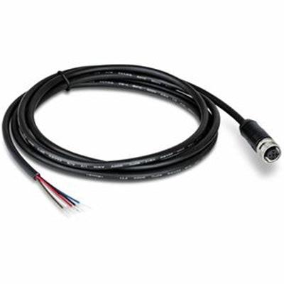 TRENDnet Industrial M12 Female 5-Pin Connector Electrical Cable, TI-CP02, 2m (6.5 Ft.), Connect an M12 a-Coded Industrial Rail Switch, IP67 Rated