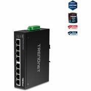 TRENDnet TI-E80 8-Port Industrial Fast Ethernet DIN-Rail Switch