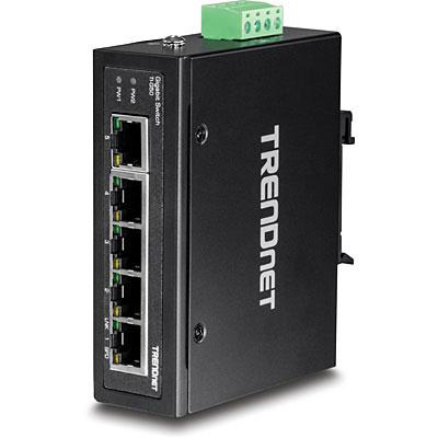 TRENDnet 21.22.1185 TI-G50 Industrial Ethernet Switch 5 Gigabit Ports