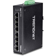 TRENDnet TI-PG80 8-Port Industrial Gigabit PoE+ DIN-Rail Switch