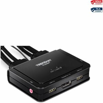 TRENDnet TK-220DPi  2-Port 4K DisplayPort KVM Switch