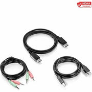 TRENDnet TK-CP06  6 Ft.DisplayPort USB and Audio KVM Cable Kit