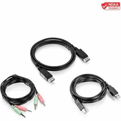 TRENDnet TK-CP06  6 Ft.DisplayPort USB and Audio KVM Cable Kit