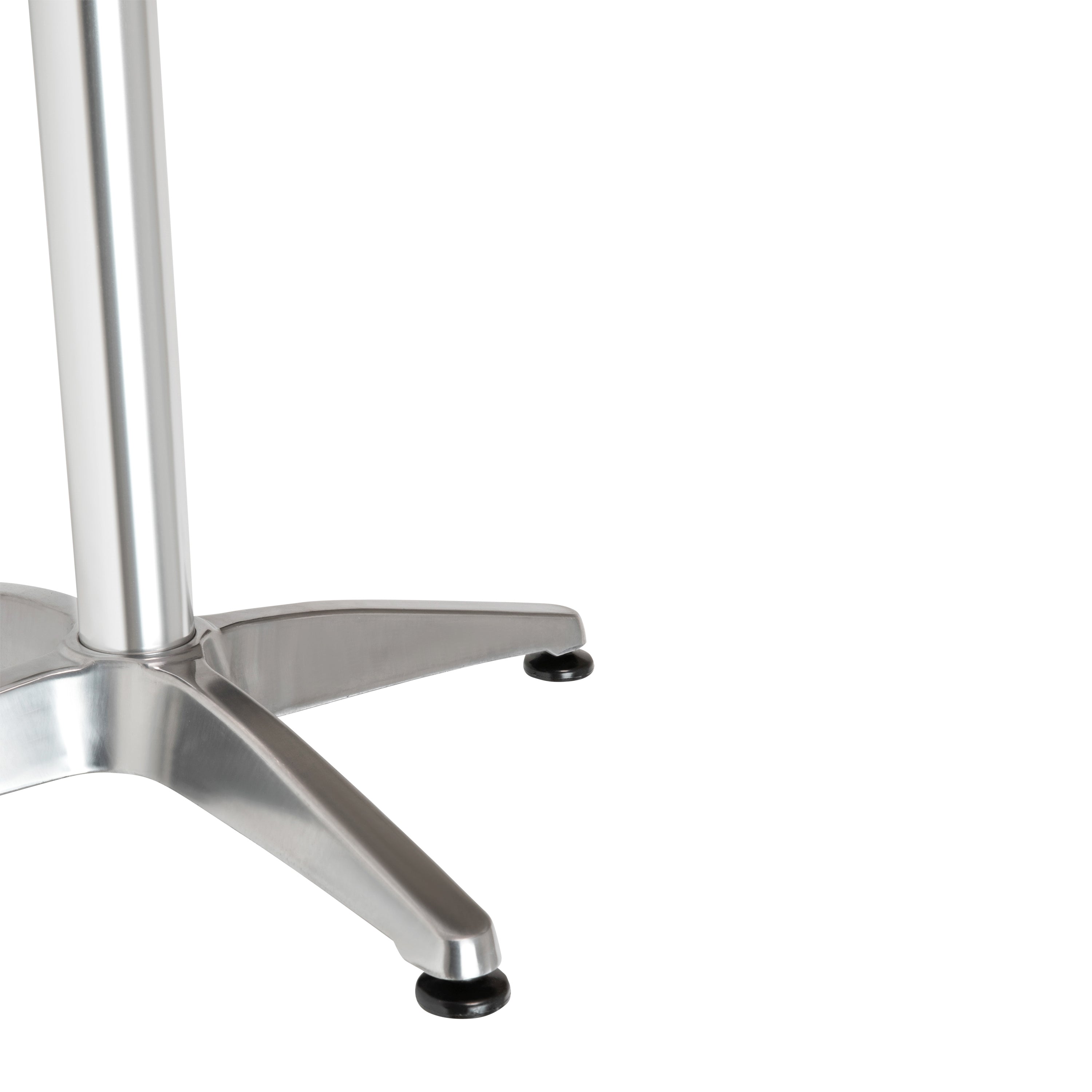 Mellie 23.5" Round Aluminum Indoor-Outdoor Bar Height Table