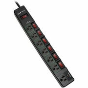 Eaton Tripp Lite Series ECO-Surge 7-Outlet Surge Protector, 6 ft. (1.83 m) Cord, 1080 Joules, 6 Individually Controlled Outlets, Black Housing