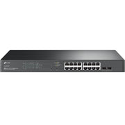TP-Link - TL-SG2218P - JetStream™ 18-Port Gigabit Smart Switch with 16-Port PoE+ - 16 Port Gigabit Smart Managed PoE - Unknown