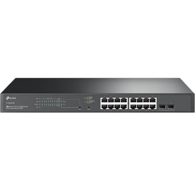 TP-Link - TL-SG2218P - JetStream™ 18-Port Gigabit Smart Switch with 16-Port PoE+ - 16 Port Gigabit Smart Managed PoE - Unknown