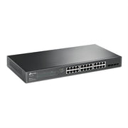 TP-Link - JetStream TL-SG2428P 24-Ports Ethernet Switch - 24 Ports - Fast Ethernet, Gigabit Ethernet - 10/100/1000Base-T - Unknown