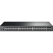 TP-Link - Omada 48-Port Gigabit L2+ Managed Switch with 4 SFP Slots - 48 Ports - Manageable - Gigabit Ethernet - Unknown