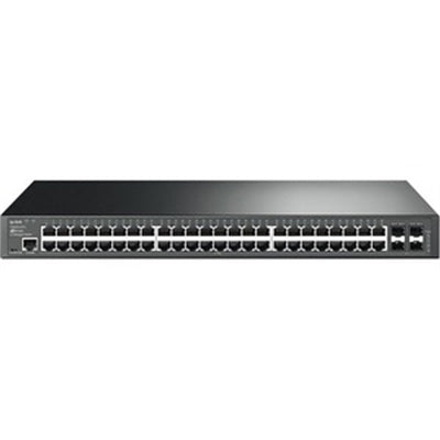 TP-Link - Omada 48-Port Gigabit L2+ Managed Switch with 4 SFP Slots - 48 Ports - Manageable - Gigabit Ethernet - Unknown